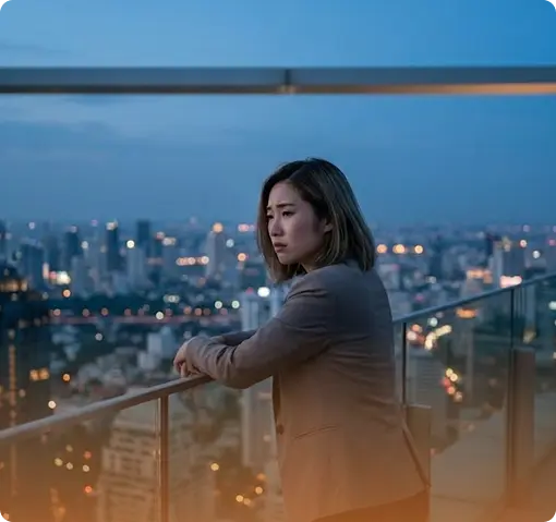A person seeking clarity about their career